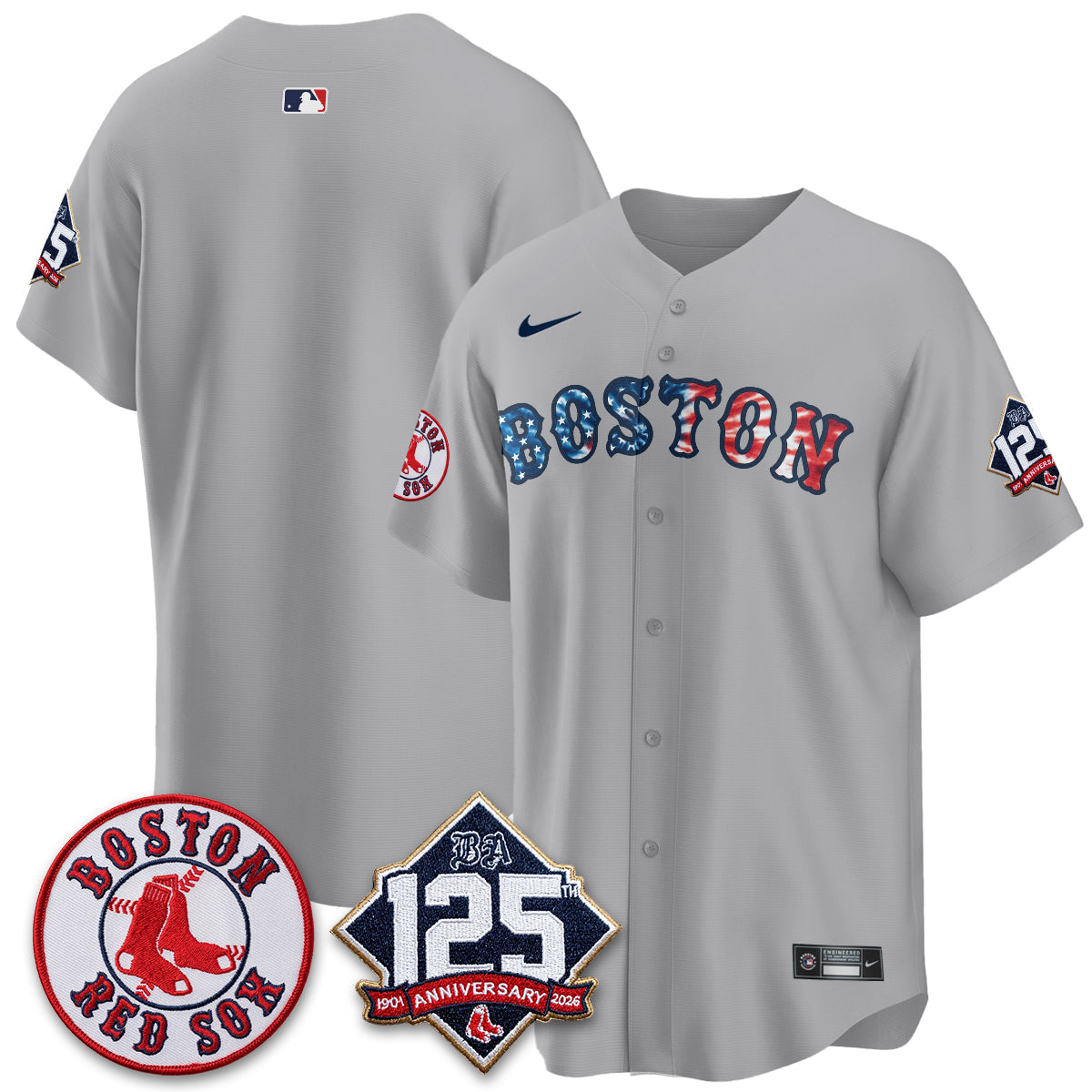 Boston Red Sox Americana 2026 Vapor Limited Jersey - Stitched