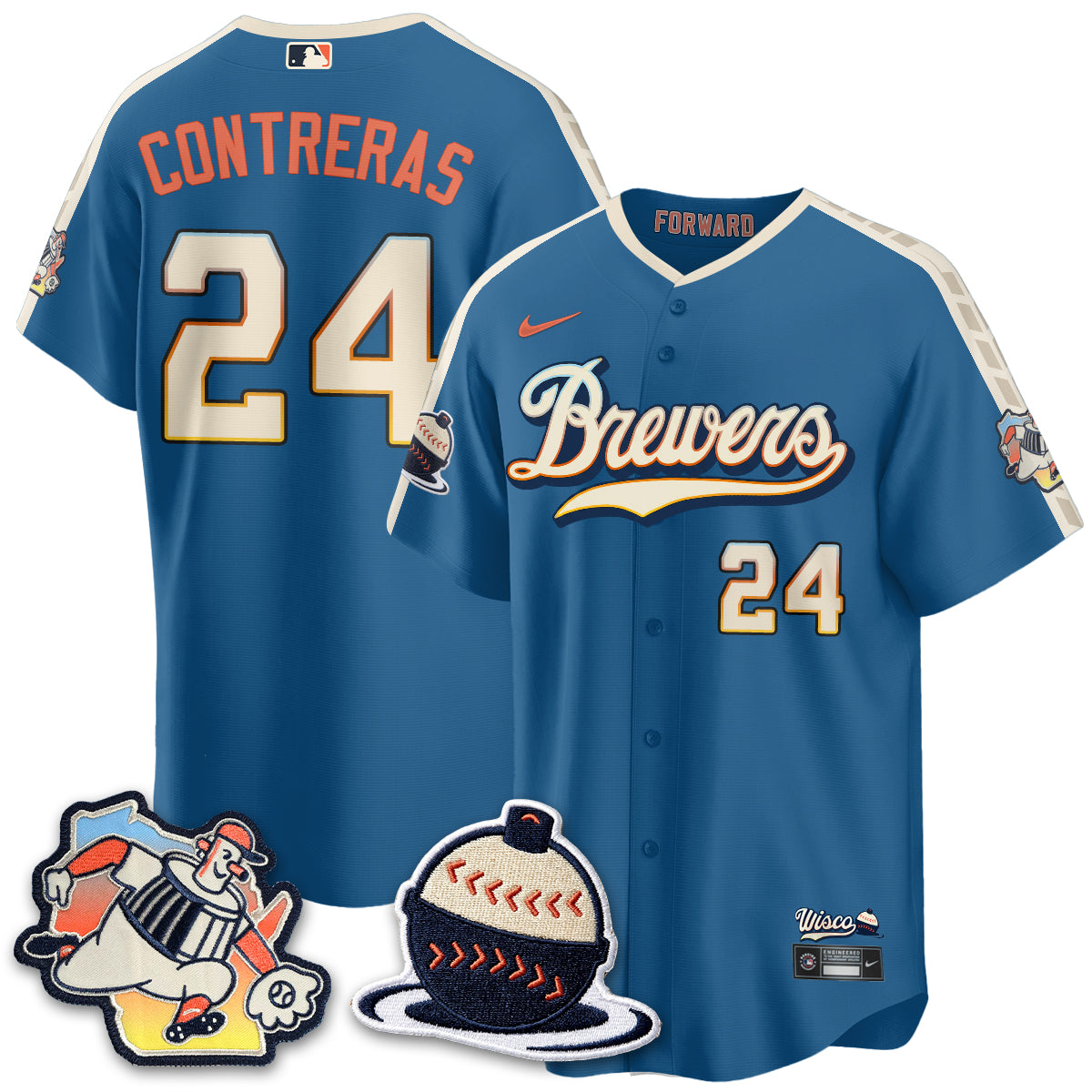 Milwaukee Brewers 2026 Brewers City Connect Vapor Limited Jersey - Stitched-Cuztomshoes