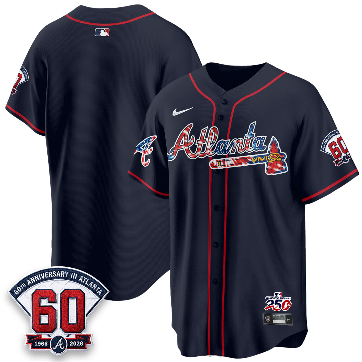 Atlanta Braves Americana 2026 Vapor Limited Jersey - Stitched