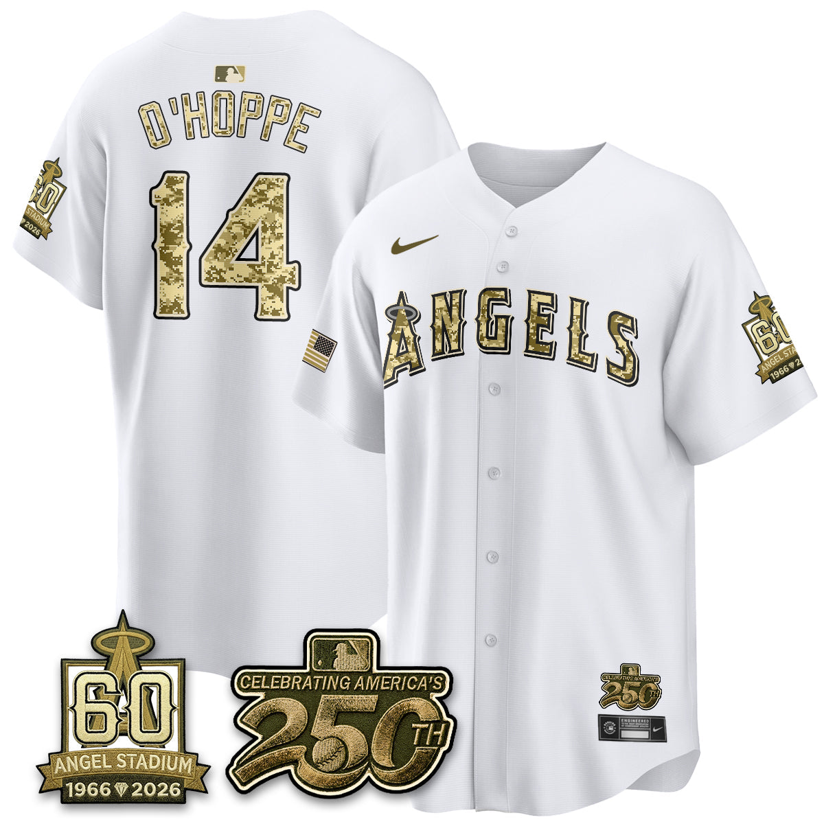 Los Angeles Angels Salute to Service 2026 Vapor Limited Jersey - Stitched-Cuztomshoes