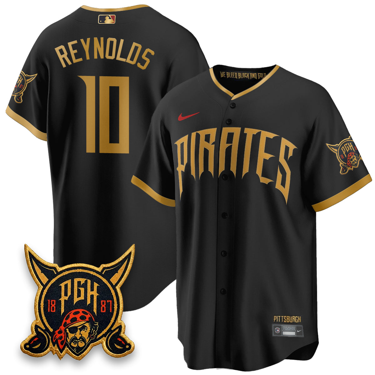 Pittsburgh Pirates 2026 City Connect Vapor Premier Limited Jersey - Stitched