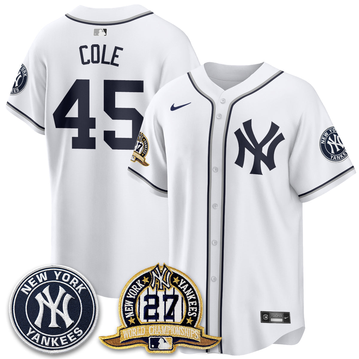 New York Yankees 2026 Black Out Style Vapor Limited Jersey - Stitched