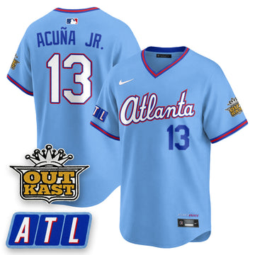 Atlanta Braves 2026 City Connect x Outkast Patch Vapor Limited Jersey - Stitched-Cuztomshoes