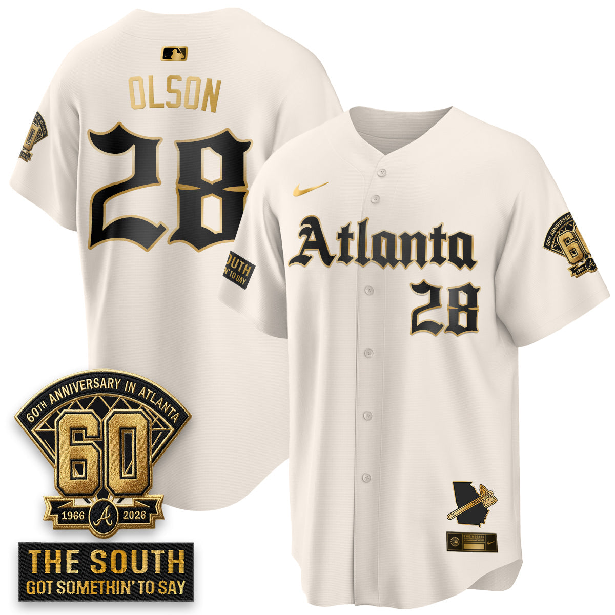Atlanta Braves 2026 Gothic Edition Vapor Limited Jersey - Stitched V2