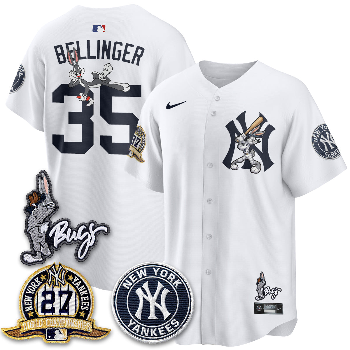 New York Yankees Bunny Vapor Limited Jersey - Stitched