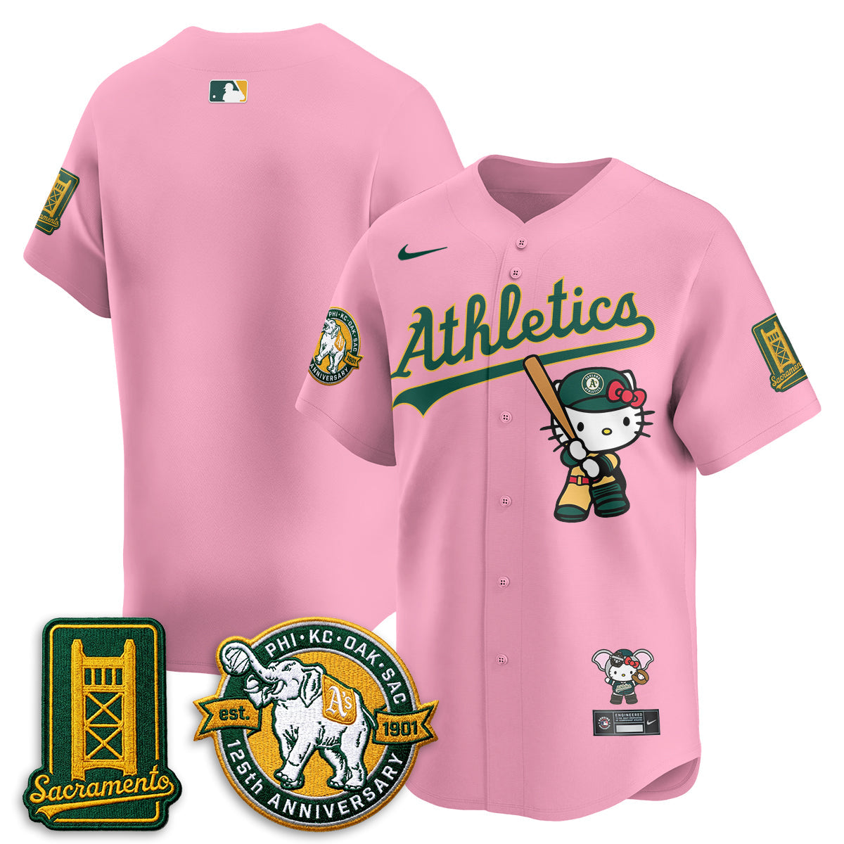 Athletics x Meow KT 2026 Vapor Limited Jersey - Stitched
