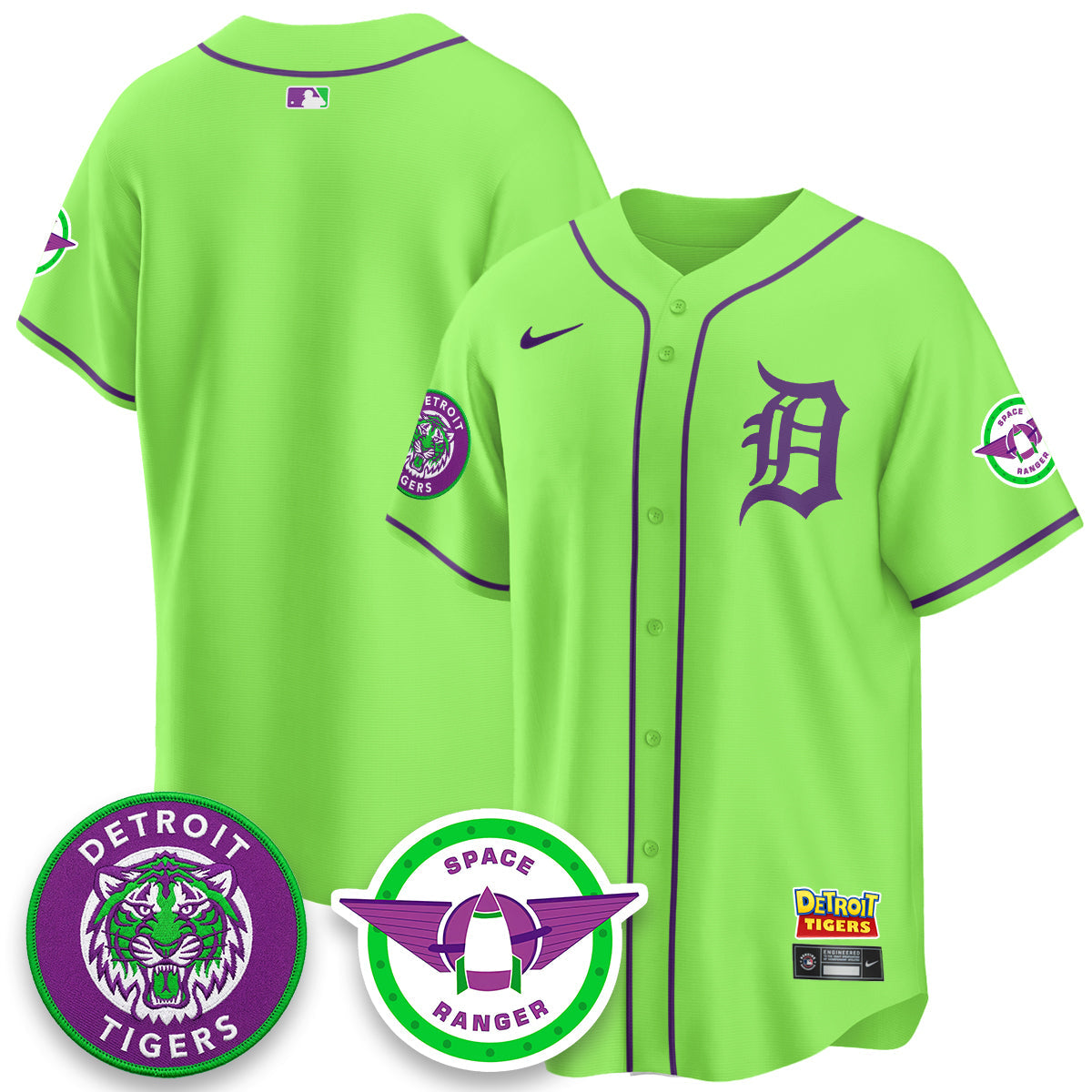 Detroit Tigers 2026 Space Ranger Edition Vapor Limited Jersey - Stitched