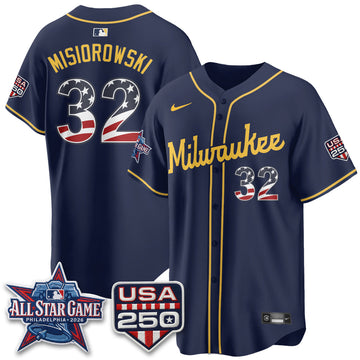 Milwaukee Brewers 2026 All Star Game Vapor Jersey - Stitched