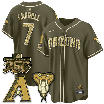 Arizona Diamonbacks Salute to Service 2026 Vapor Premier Limited Jersey - Stitched-Cuztomshoes