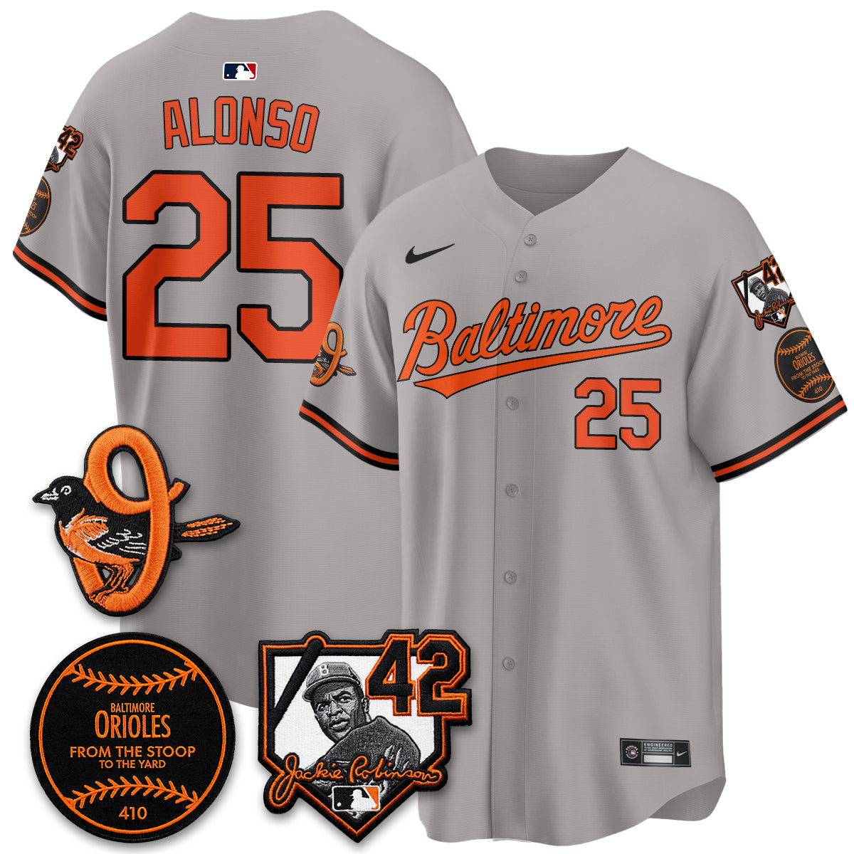 Baltimore Orioles 2026 Jackie Robinson Day Vapor Limited Jersey - Stitched-Cuztomshoes
