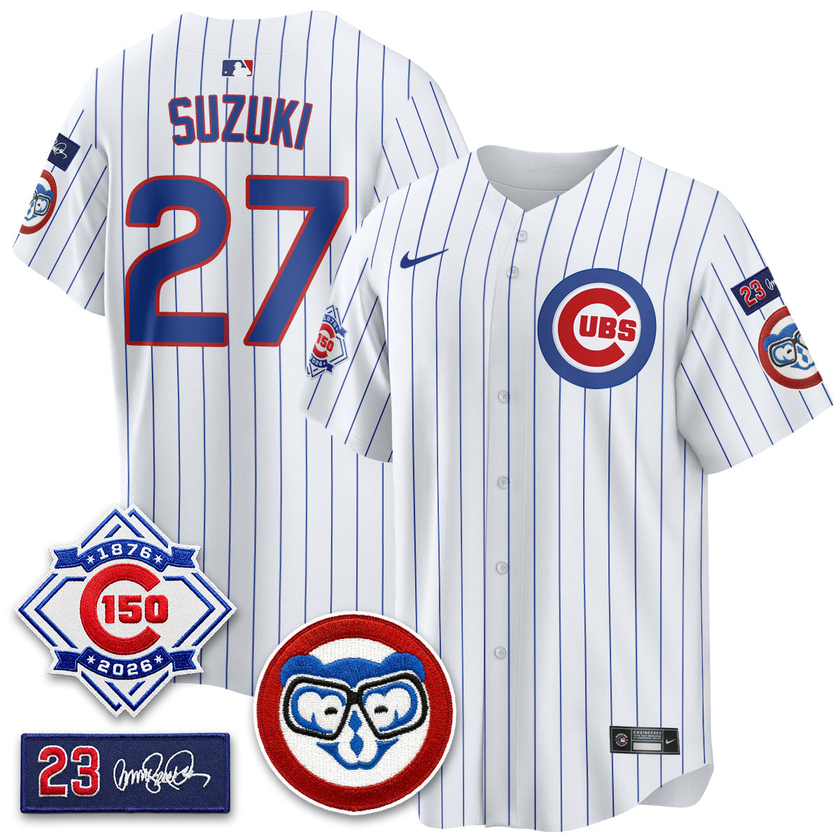 Chicago Cubs 150th Anniversary Holy Cow Vapor Premier Limited Jersey - Stitched