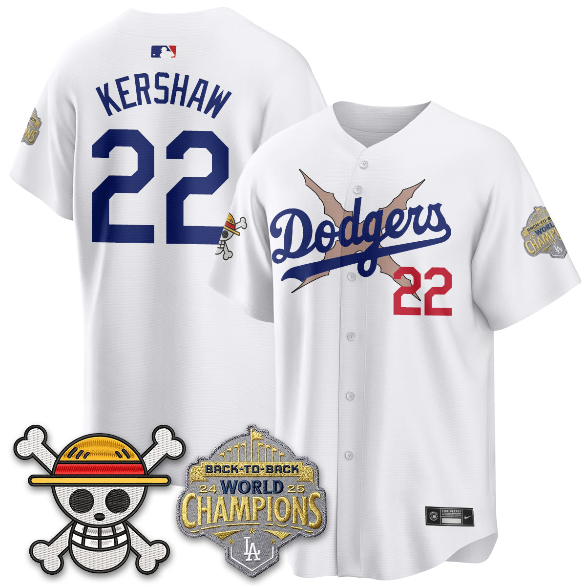 Los Angeles Dodgers x OP Vapor Jersey -Stitched V2-Cuztomshoes