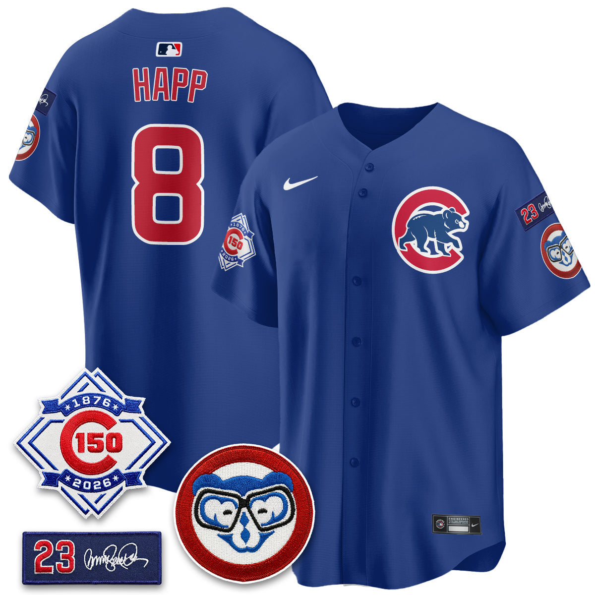 Chicago Cubs 150th Anniversary Holy Cow Vapor Premier Limited Jersey - Stitched