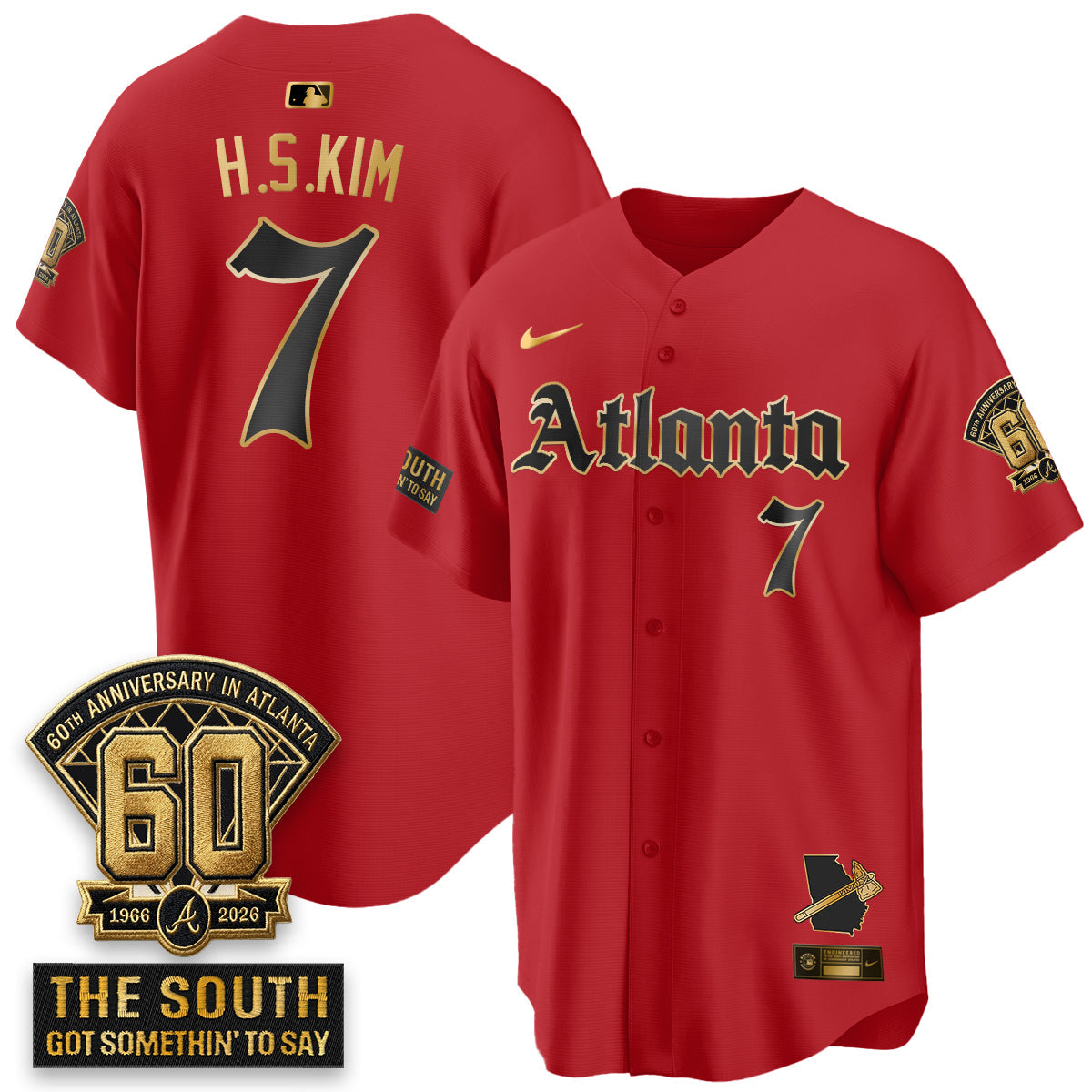Atlanta Braves 2026 Gothic Edition Vapor Limited Jersey - Stitched V2