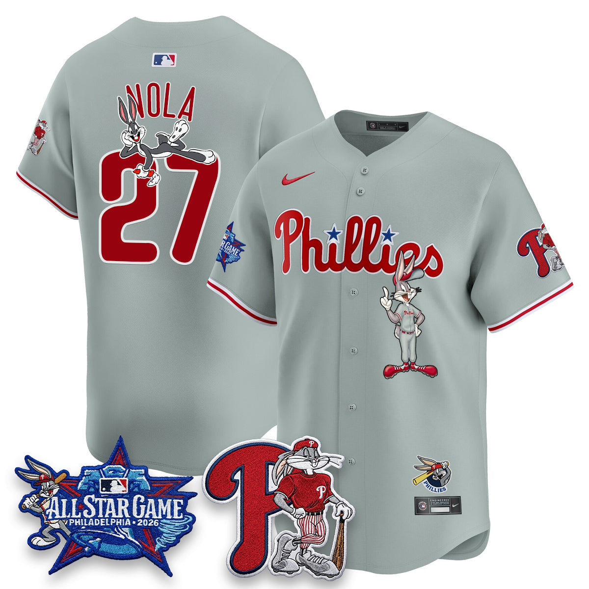 Philadelphia Phillies x Bunny Vapor Premier Limited Jersey - Stitched