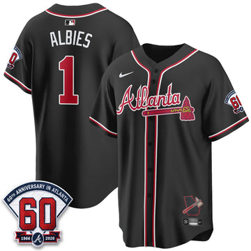 Atlanta Braves 2026 Black Out Style Vapor Limited Jersey - Stitched