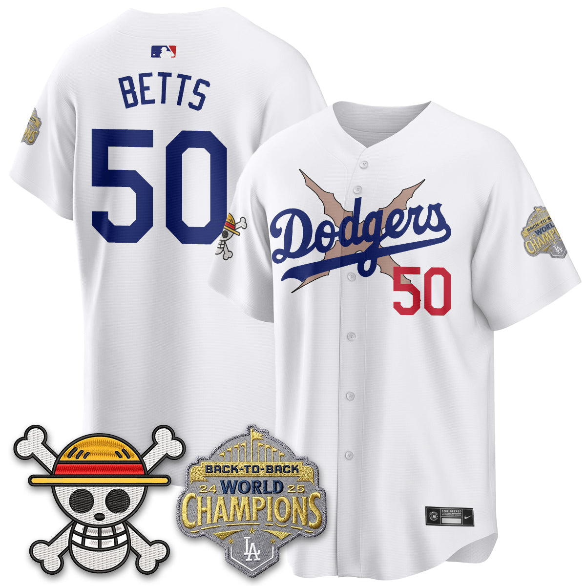 Los Angeles Dodgers x OP Vapor Jersey -Stitched V2-Cuztomshoes