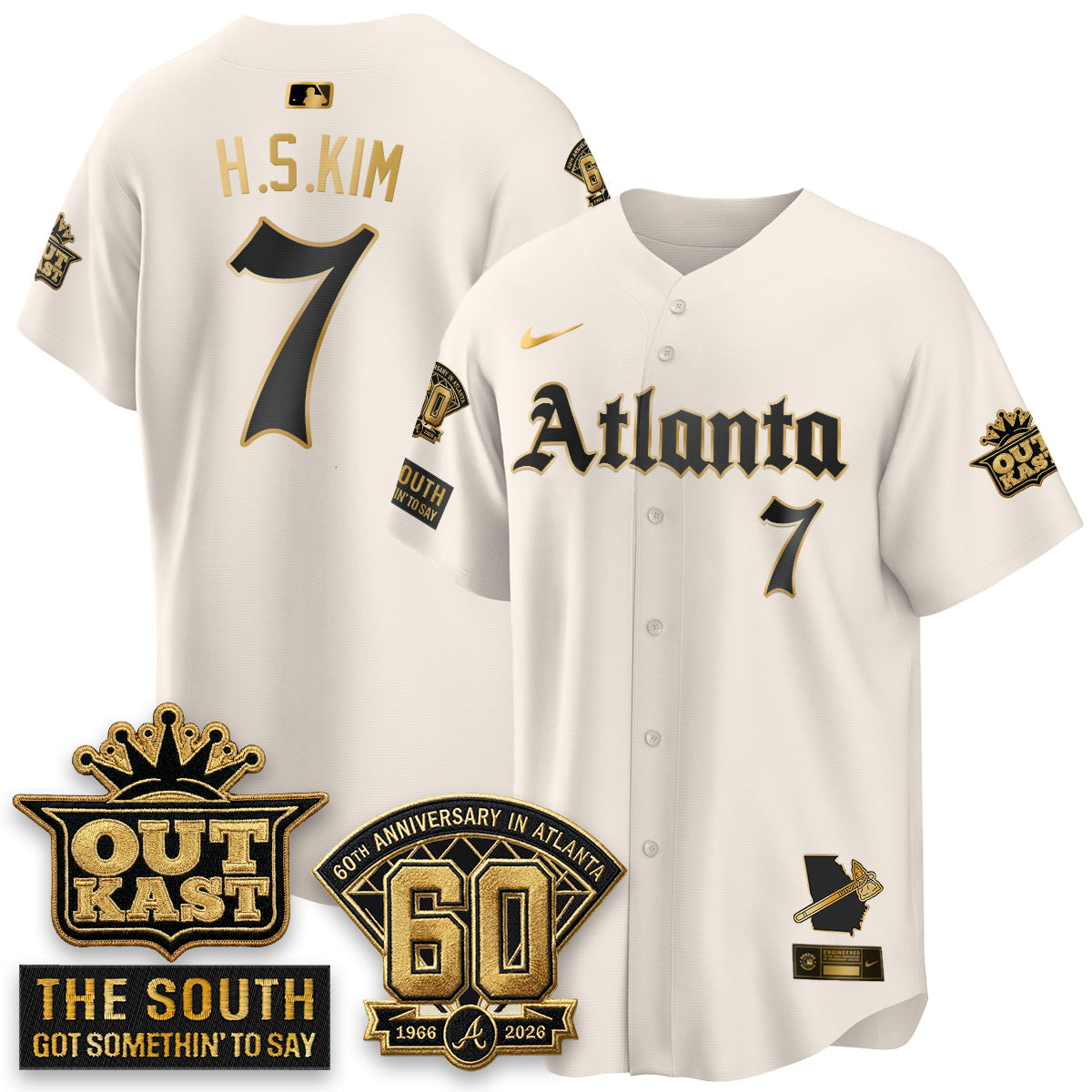 Atlanta Braves 2026 Gothic Edition Vapor Limited Jersey - Stitched