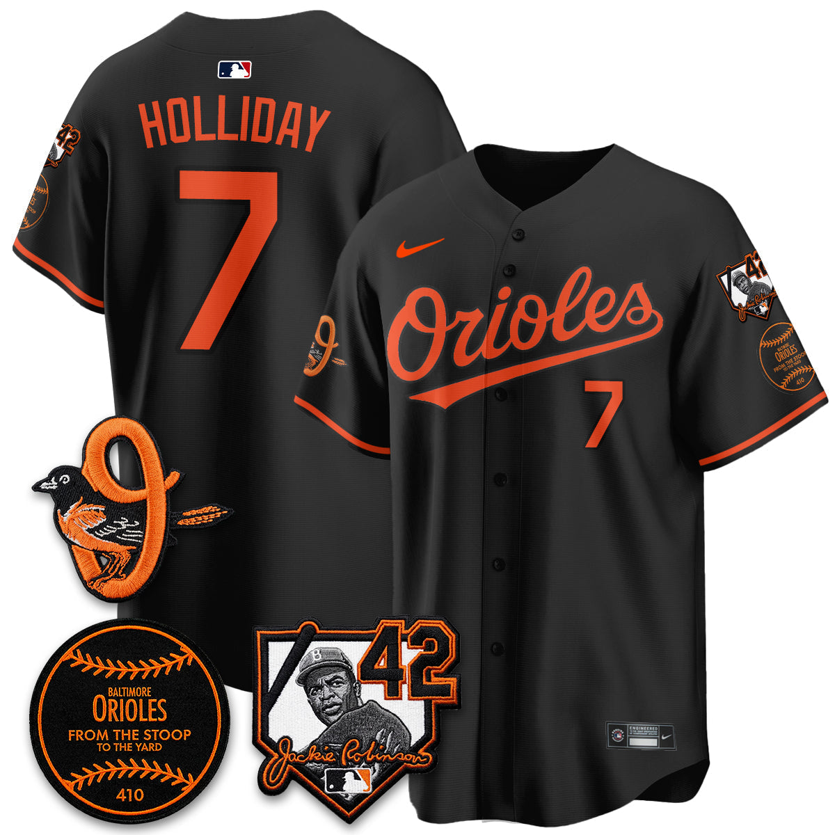 Baltimore Orioles 2026 Jackie Robinson Day Vapor Limited Jersey - Stitched-Cuztomshoes