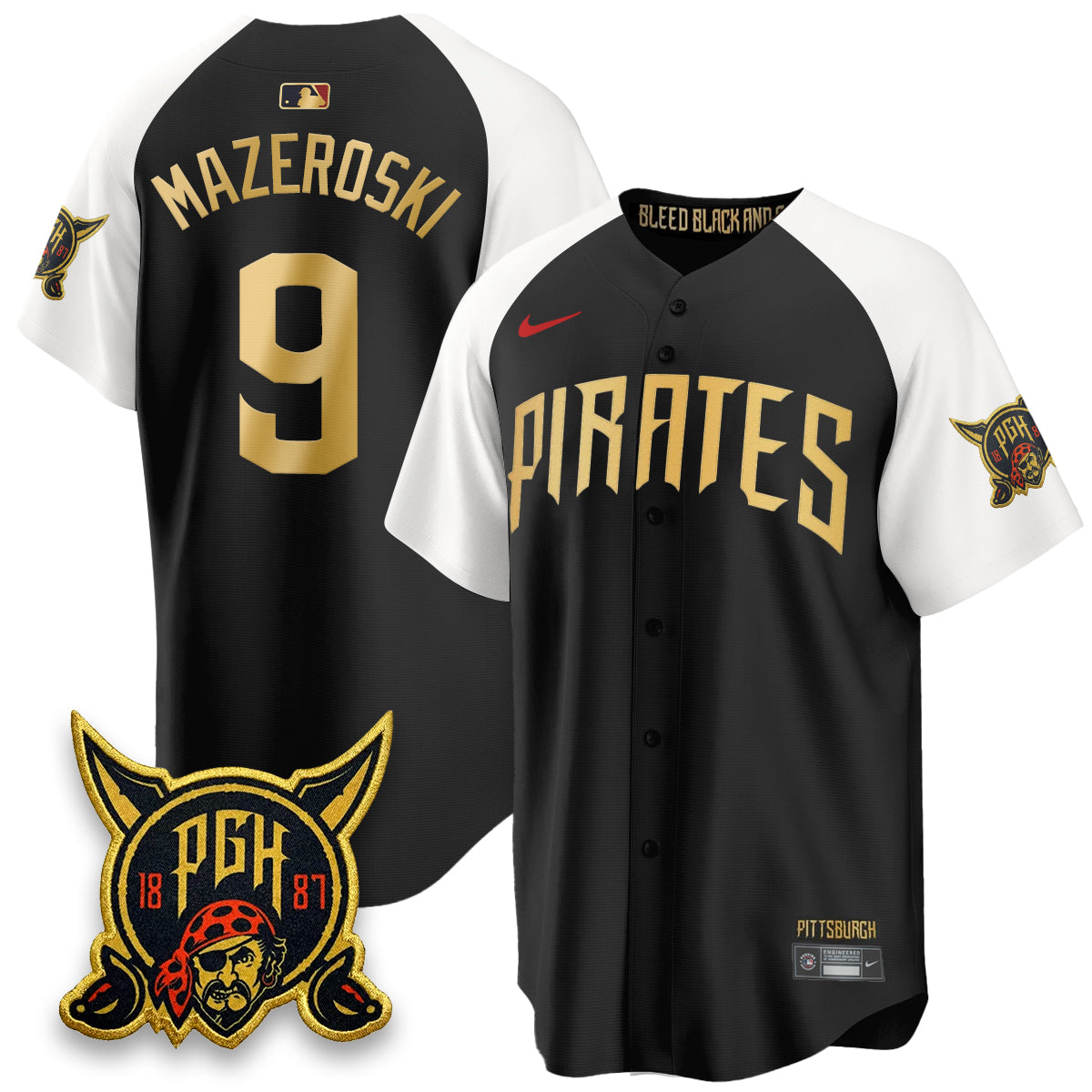 Pittsburgh Pirates 2026 City Connect Vapor Limited Jersey - Stitched