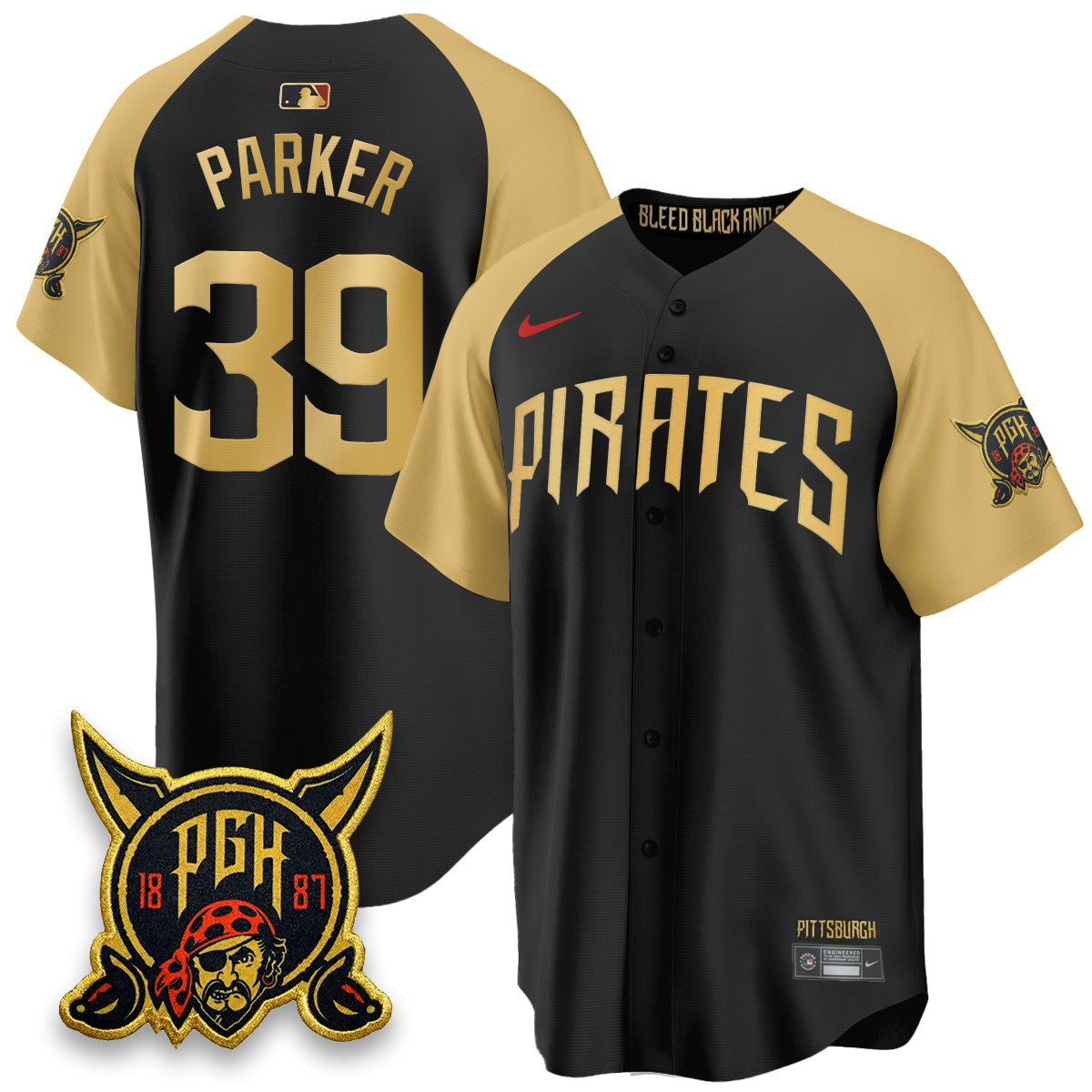 Pittsburgh Pirates 2026 City Connect Vapor Limited Jersey - Stitched