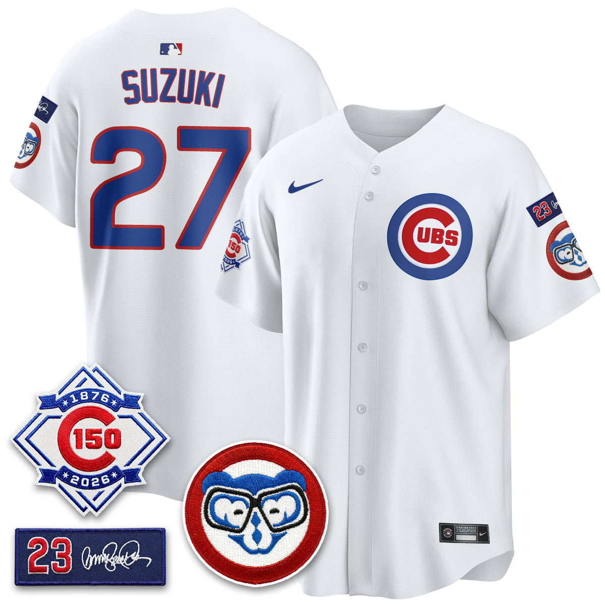 Chicago Cubs 150th Anniversary Holy Cow Vapor Premier Limited Jersey - Stitched