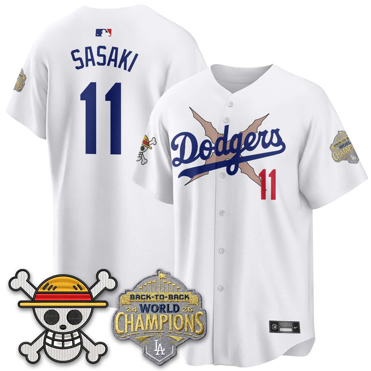 Los Angeles Dodgers x OP Vapor Jersey -Stitched V2-Cuztomshoes