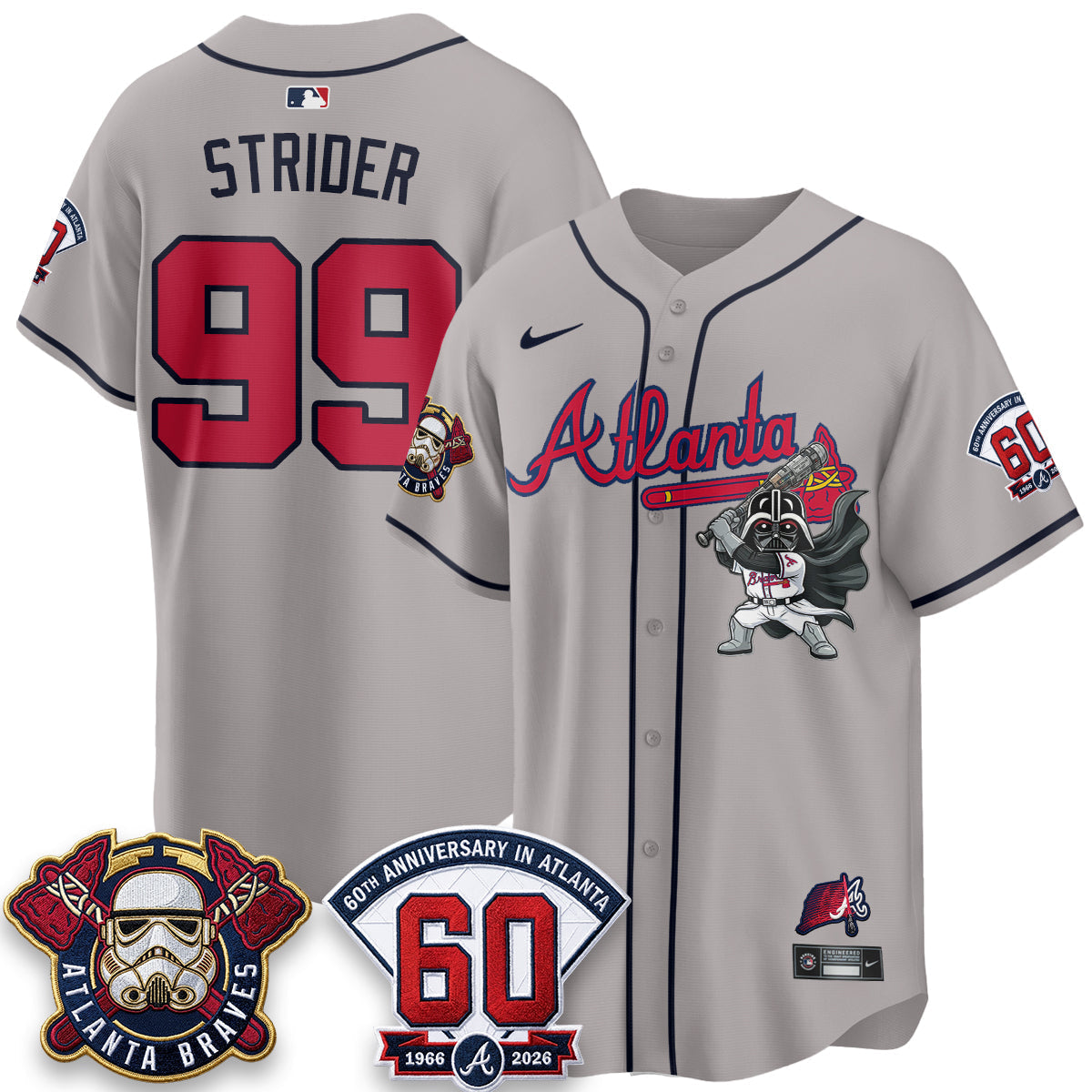 Atlanta Braves x SW Vapor Limited Jersey - Stitched