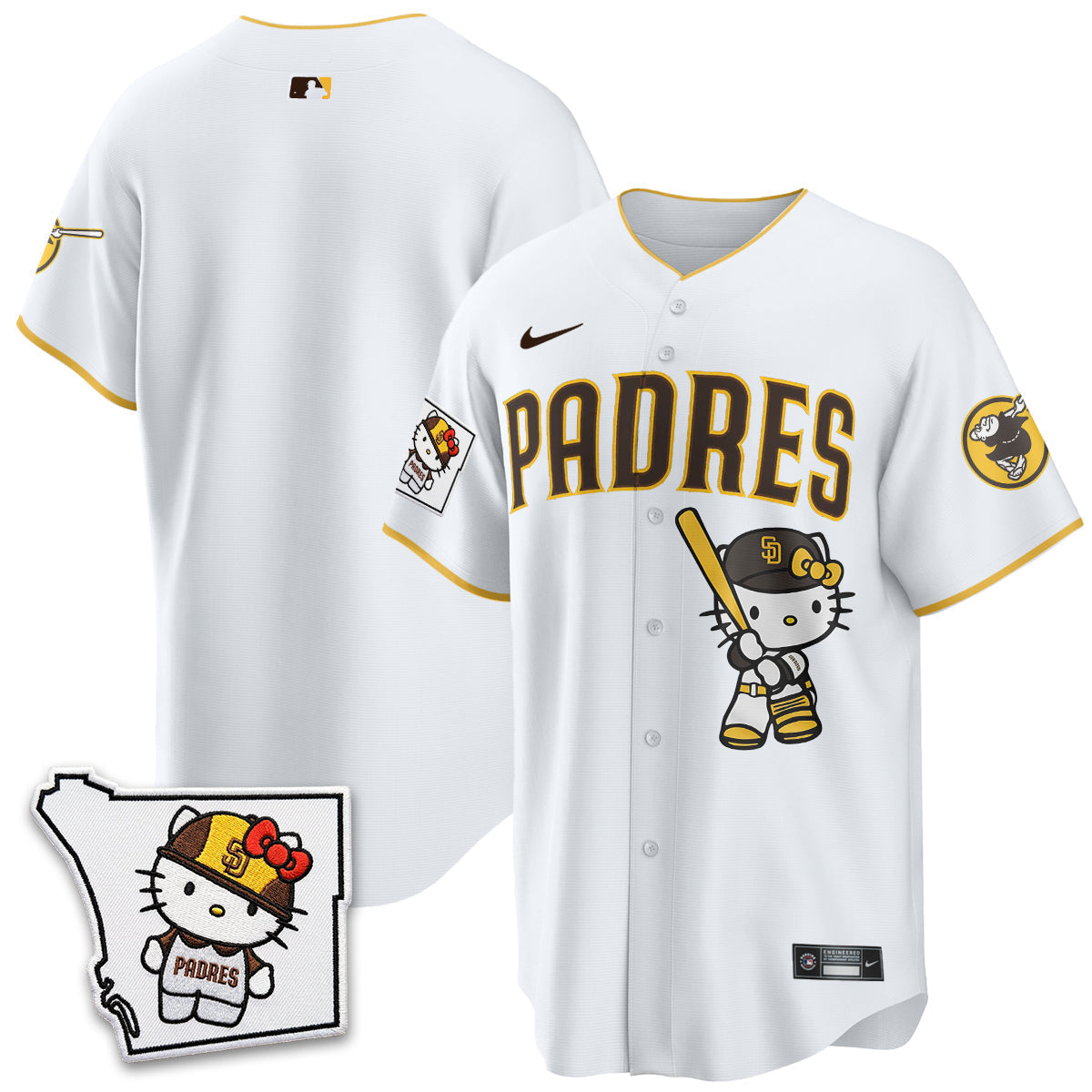 San Diego Padres x Meow KT Vapor Limited Jersey - Stitched V2
