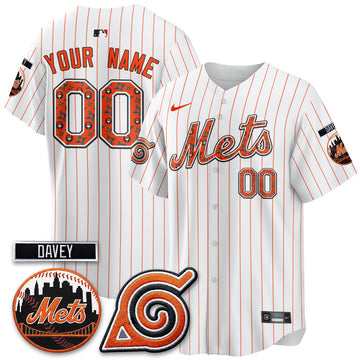 New York Mets x Naruto Nights 2026 Vapor Limited Custom Jersey - Stitched V2