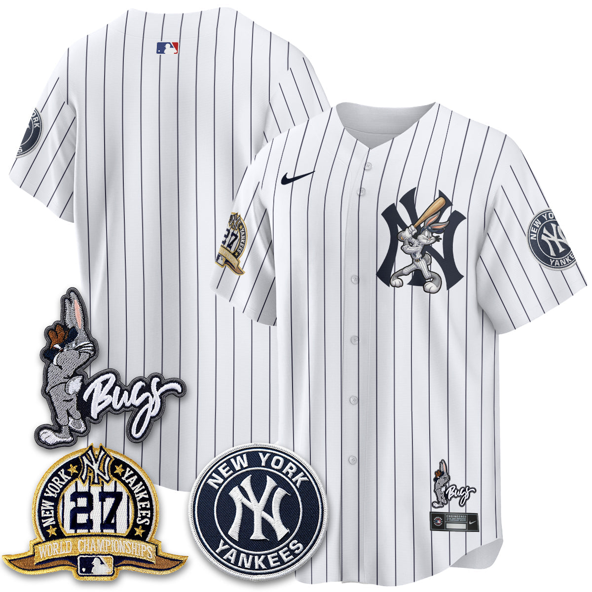 New York Yankees Bunny Vapor Limited Jersey - Stitched