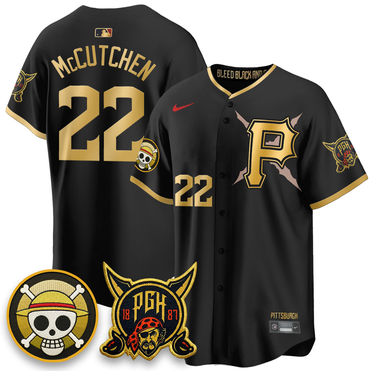 Pittsburgh Pirates 2026 City Connect x OP Vapor Limited Jersey - Stitched