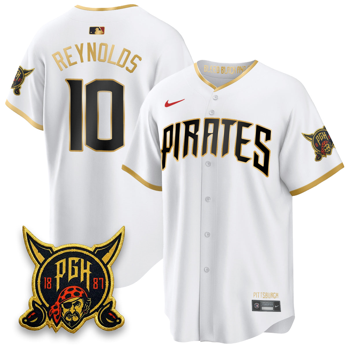 Pittsburgh Pirates 2026 City Connect Vapor Limited Jersey - Stitched