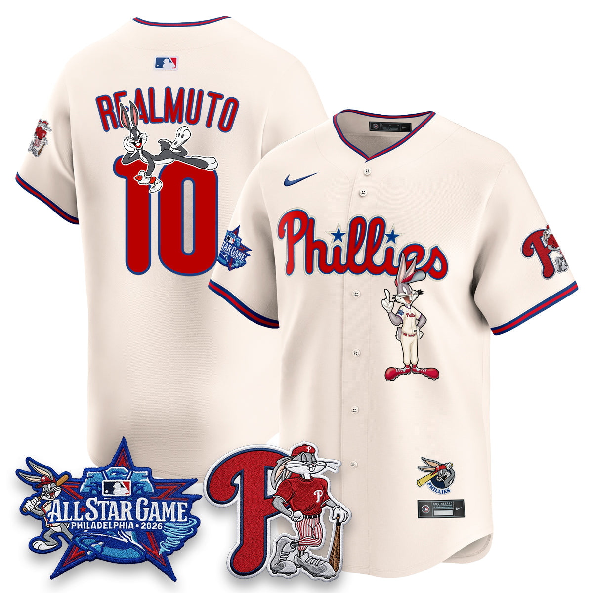 Philadelphia Phillies x Bunny Vapor Premier Limited Jersey - Stitched