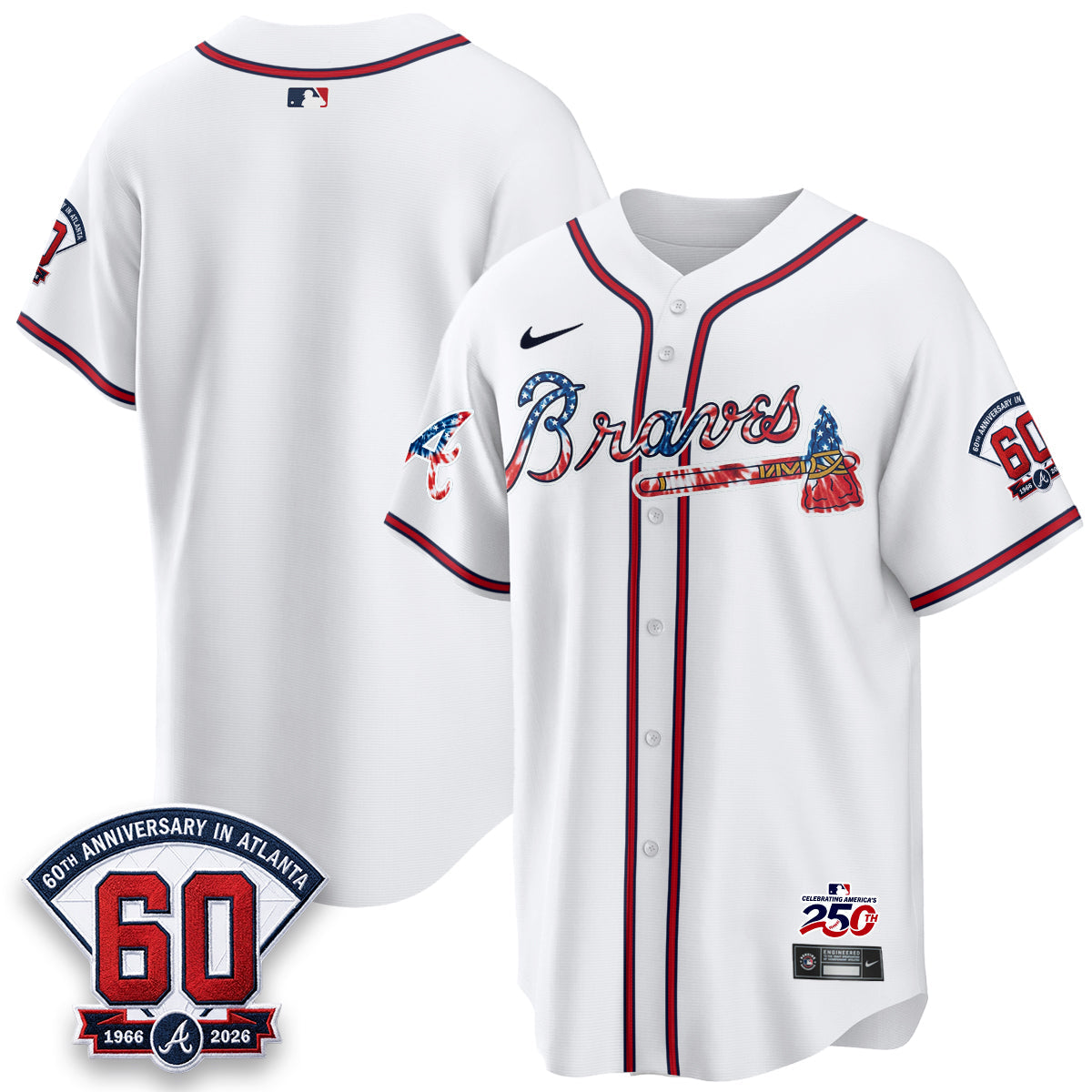 Atlanta Braves Americana 2026 Vapor Limited Jersey - Stitched