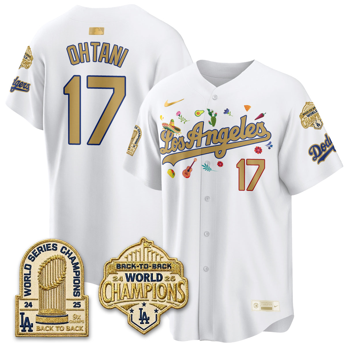 Los Angeles Dodgers Mexican Heritage 2026 Premier Limited Vapor Jersey - Stitched-Cuztomshoes