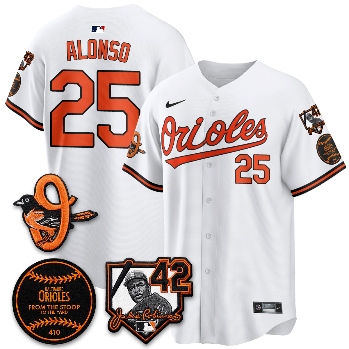 Baltimore Orioles 2026 Jackie Robinson Day Vapor Limited Jersey - Stitched-Cuztomshoes