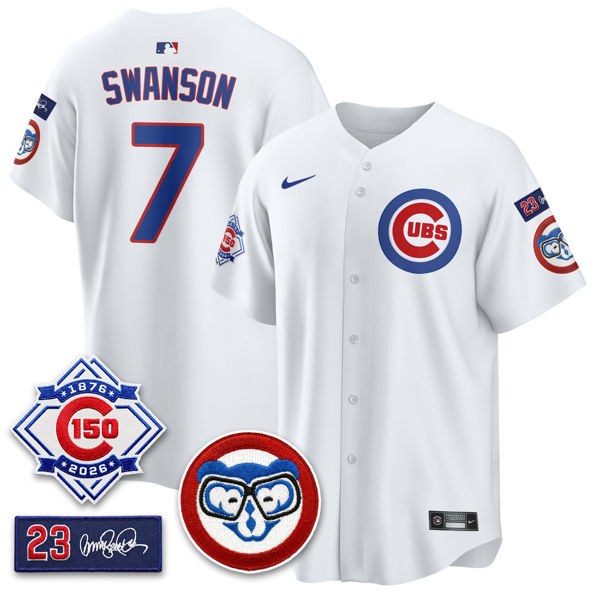 Chicago Cubs 150th Anniversary Holy Cow Vapor Premier Limited Jersey - Stitched