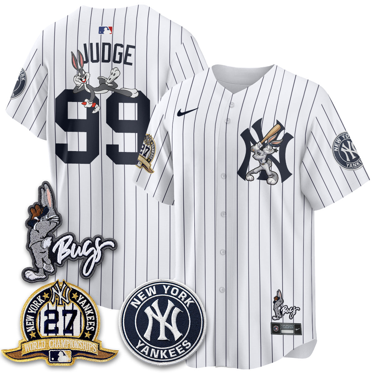 New York Yankees Bunny Vapor Limited Jersey - Stitched