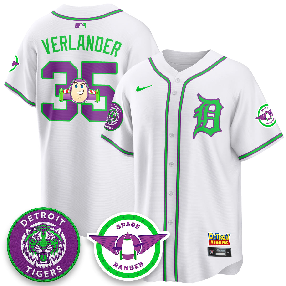Detroit Tigers 2026 Space Ranger Edition Vapor Limited Jersey - Stitched