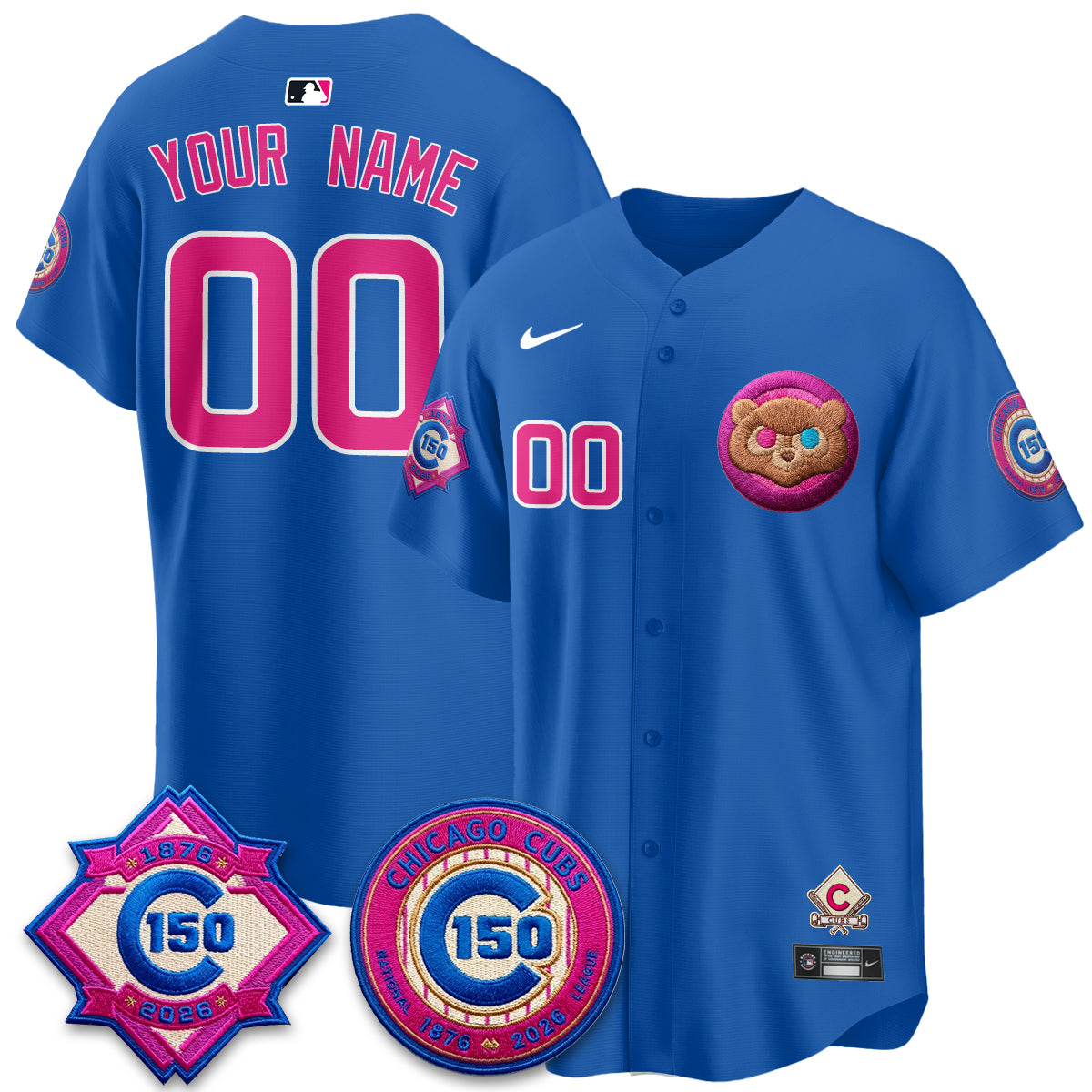 Chicago Cubs x "Graduation" Vapor Limited Custom Jersey - Stitched
