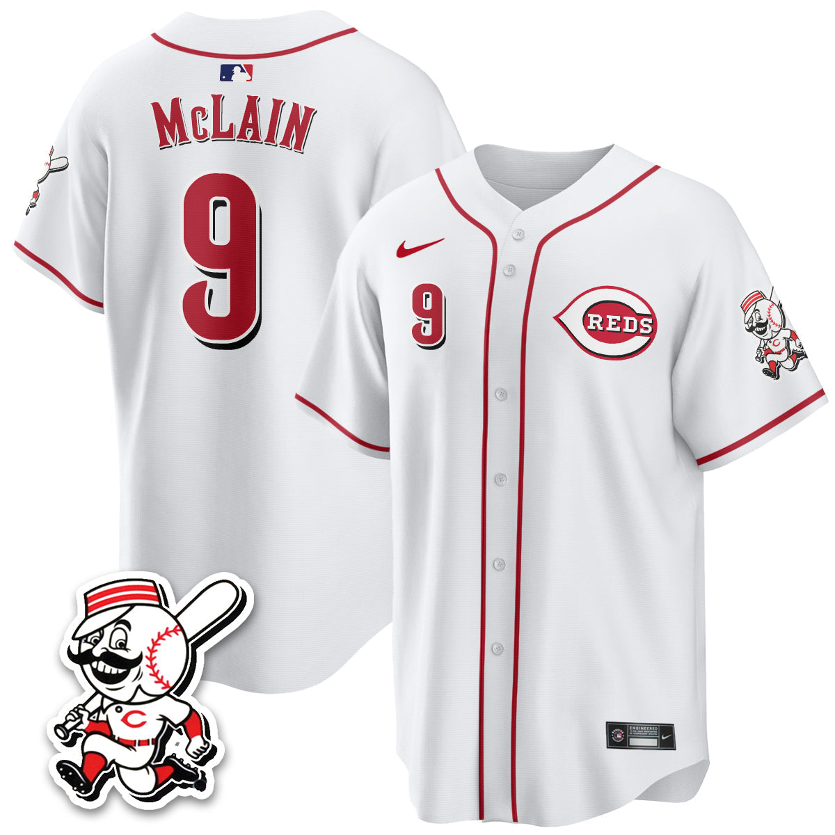 Cincinnati Reds 2026 City Connect Limited Vapor Jersey - Stitched