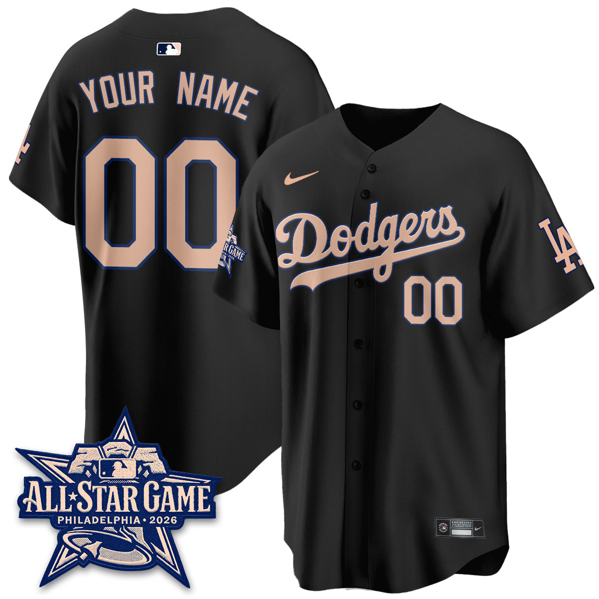 Los Angeles Dodgers All Star Game 2026 Vapor Custom Jersey - Stitched-Cuztomshoes