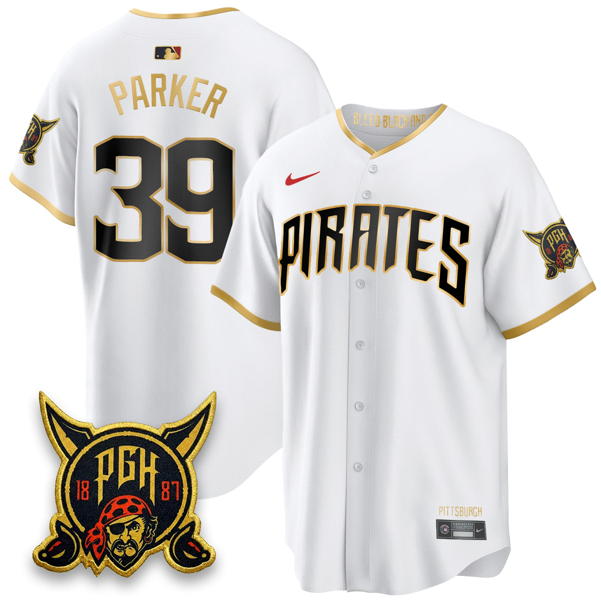 Pittsburgh Pirates 2026 City Connect Vapor Limited Jersey - Stitched