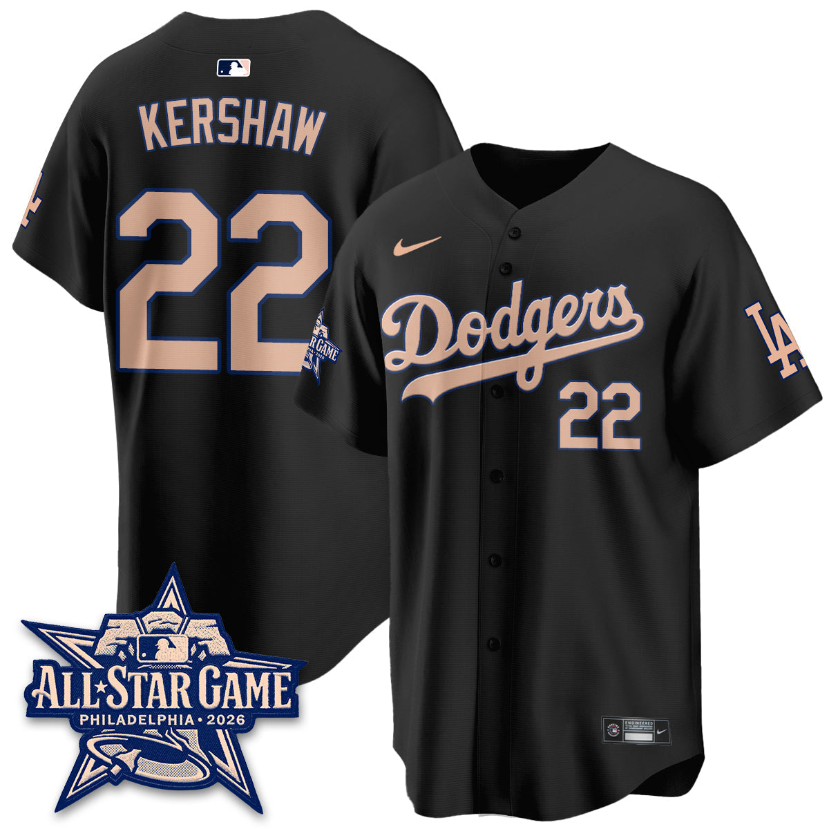 Los Angeles Dodgers All Star Game 2026 Vapor Jersey - Stitched-Cuztomshoes