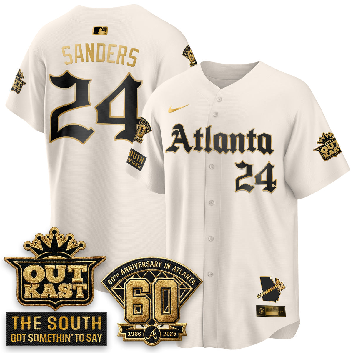 Atlanta Braves 2026 Gothic Edition Vapor Limited Jersey - Stitched