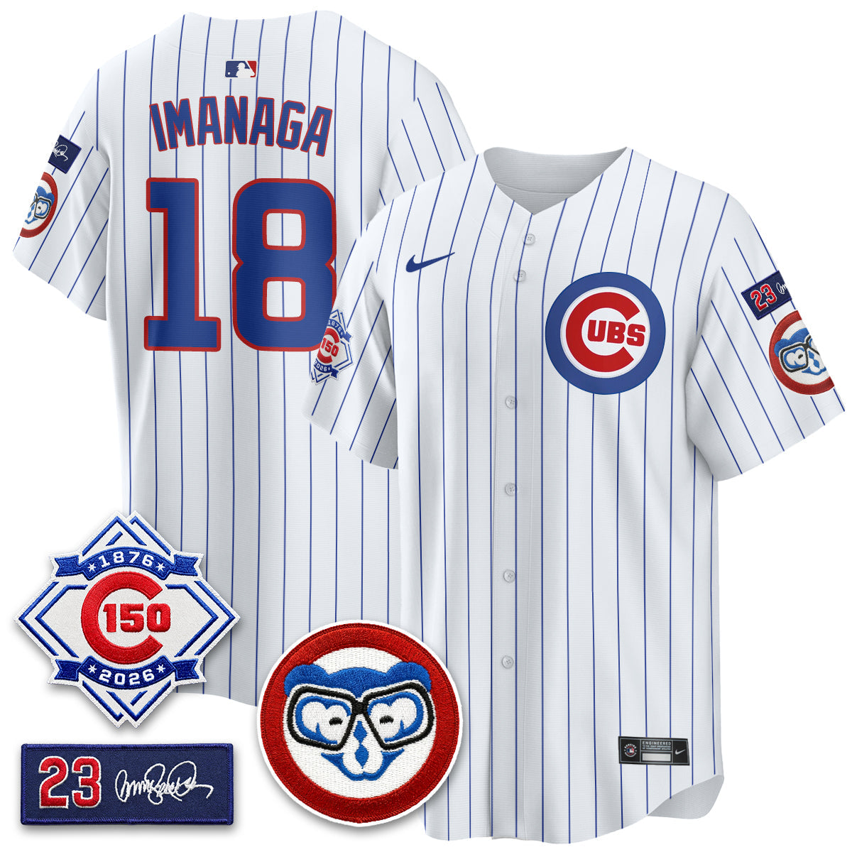 Chicago Cubs 150th Anniversary Holy Cow Vapor Premier Limited Jersey - Stitched