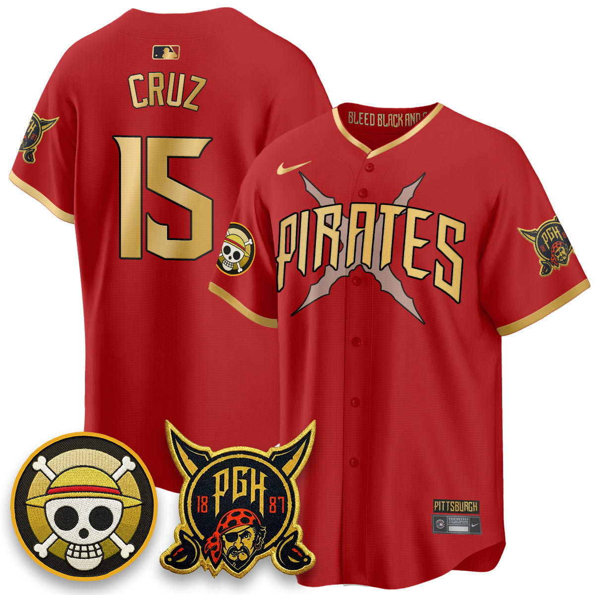 Pittsburgh Pirates 2026 City Connect x OP Vapor Limited Jersey - Stitched