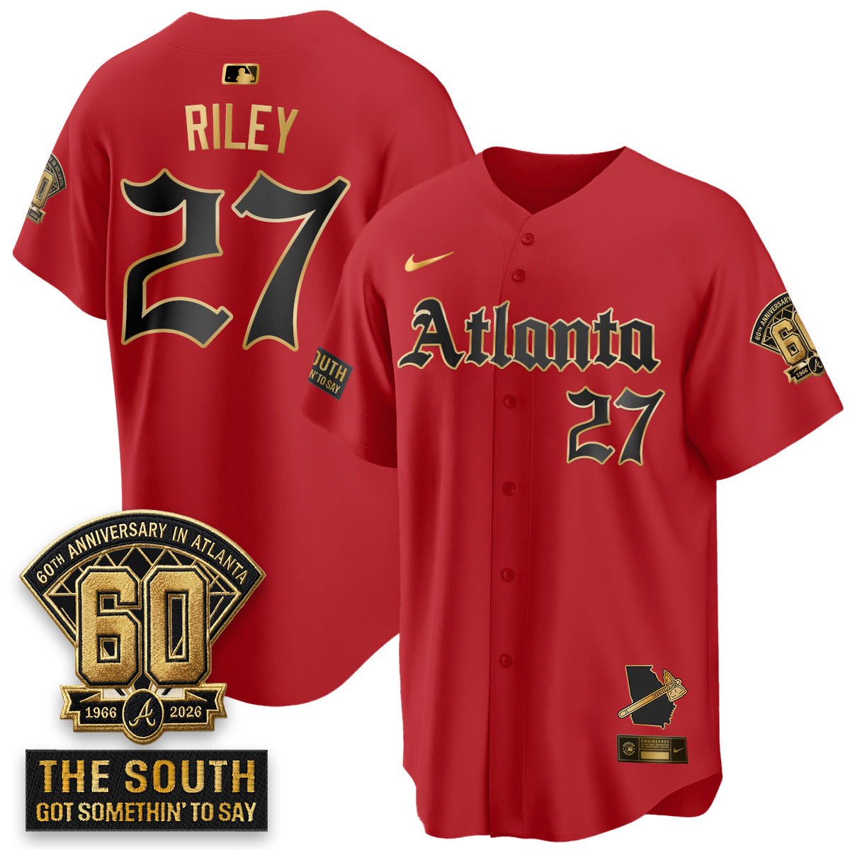 Atlanta Braves 2026 Gothic Edition Vapor Limited Jersey - Stitched V2