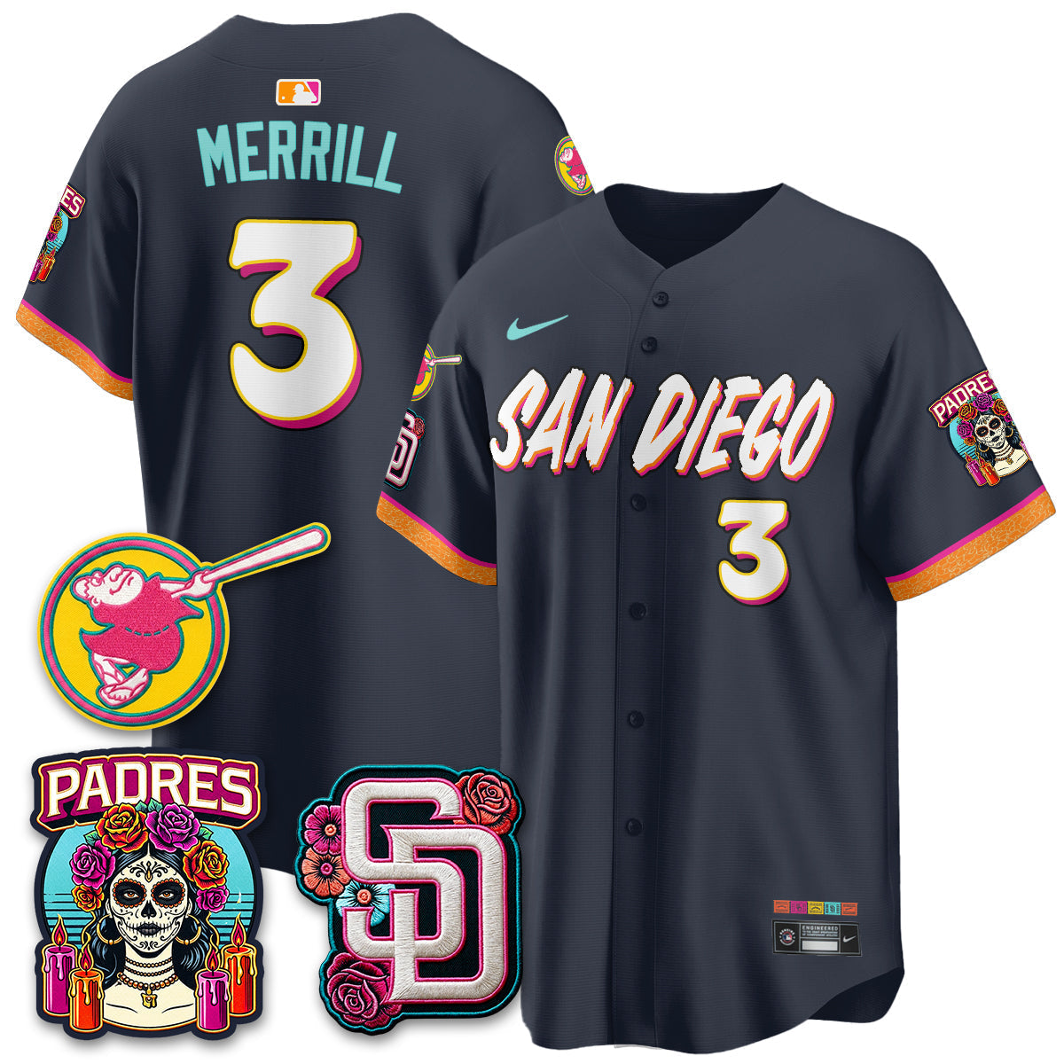 San Diego Padres 2026 City Connect Vapor Premier Limited Jersey - Stitched V2